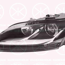 Headlight, H7/H7, with motor for headlamp levelling, AL, Right, Housing Colour: Aluminium, Illuminance [lx]: 17.5, 5TB941005C (AUDI), 8J0 941 004 (AUDI)