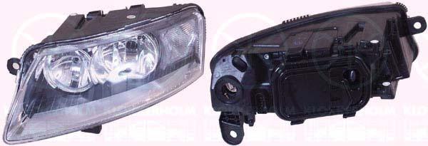 Headlight, H7/H1, for vehicles with headlight levelling, Left, Illuminance [lx]: 20, 4F0 941 003A (AUDI), 4F0 941 003DL (AUDI), 4F0941003A (AUDI), 4F0941003DL (AUDI), 4F0941003EA (AUDI)