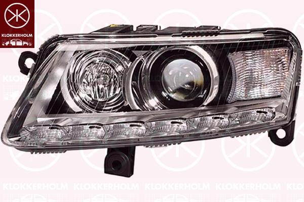 Headlight, Left, Illuminance [lx]: 20, Bi-Xenon, D3S/H7, with daytime running light, with motor for headlamp levelling, without control unit for Xenon, Hella, 4F0 941 029BP (AUDI), 4F0 941 029CP (AUDI), 4F0 941 029EP (AUDI), 4F0941029BP (AUDI), 4F0941029CP (AUDI), 4F0941029EP (AUDI), 4F0941029FD (AUDI), 4F0941029FK (AUDI)