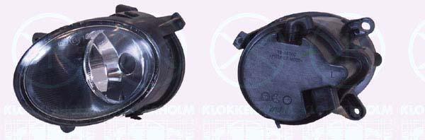 Front Fog Light, H7, Left Front, 4F0 941 699 (AUDI)