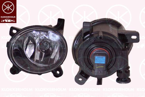 Front Fog Light, S-LINE, H11, with bulb holder, Left Front, 8T0 941 699A (AUDI), 8T0 941 699J (AUDI), 8T0941699A (AUDI), 8T0941699B (AUDI), 8T0941699M (AUDI)