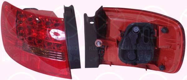 Tail Light Assembly, LED, with bulb holder, Left, Outer section, 4F9 945 095B (AUDI), 4F9 945 095H (AUDI)