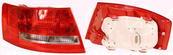 Tail Light Assembly, with bulb holder, Left, ULO, 4F5 945 095D (AUDI), 4F5 945 095L (AUDI)