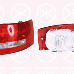 Tail Light Assembly, with bulb holder, Right, ULO, 4F5 945 096D (AUDI), 4F5 945 096L (AUDI)