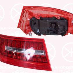 Tail Light Assembly, Right, LED, with bulb holder, Outer section, Valeo, 4F5 945 096AB (VAG), 4F5 945 096AB (AUDI), 4F5 945 096J (AUDI), 4F5945096AC (AUDI)