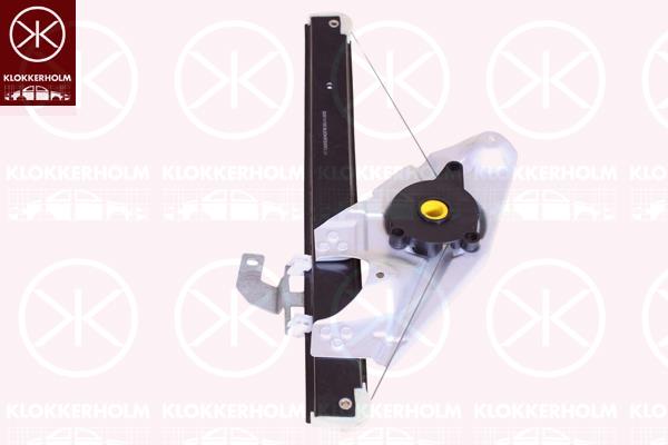 Window Regulator, OE-type, without electric motor, Electric, Left Rear, 4F0 839 461 (AUDI)