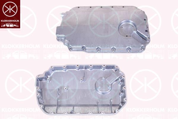 Oil Sump, Aluminium, 059103604D (VW), 059103604D (AUDI), 059 103 604D (VW), 059 103 604D (AUDI), 059 103 604E (AUDI), 059103604F (VW), 059103604F (AUDI)