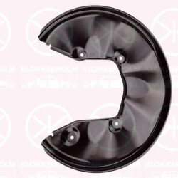 Splash Guard, brake disc, Rear Axle Right, for brake disc diameter [mm]: 302, Girling, TRW, 4F0 615 612 (VW), 4F0615612 (VW), 4F0615612 (SKODA), 4F0615612 (SEAT)