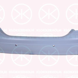 Bumper, w/primer, Rear, with hole(s) for parking distance control, 4F0898301 Y7W (AUDI), 4F0898301 Y9B (AUDI), 4F0898301 Z9Y (AUDI), 4F5 807 303A GRU (AUDI), 4F5 807 303C GRU (AUDI)