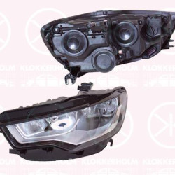 Headlight, Left, Illuminance [lx]: 17.5, H7, H15, with motor for headlamp levelling, 4G0 941 003 (AUDI), 4G0 941 003M (AUDI)