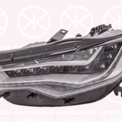 Headlight, Left, LED, for vehicles with dynamic bending light, without LED control unit for low beam/high beam, without LED control unit for daytime running-/position ligh, without LED control unit for indicators, Hella, 4G0941029J (AUDI), 4G0941773 (AUDI), 4G0941773C (AUDI), 4G0941773N (AUDI)