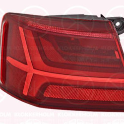 Tail Light Assembly, Left, Outer section, LED, Valeo, 4G5 945 095C (AUDI), 4G5945095C (AUDI)