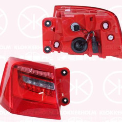 Tail Light Assembly, LED, Left, Outer section, without bulb holder, 4G5 945 095A (AUDI), 4G5945095A (AUDI), 4G5945095G (AUDI)