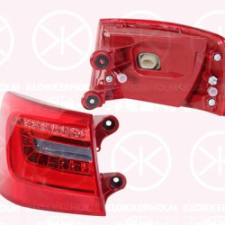 Tail Light Assembly, LED, Right, Outer section, with bulb holder, 4G9 945 096B (AUDI), 4G9945096B (AUDI)