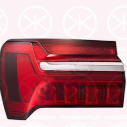 Tail Light Assembly, Left, Outer section, LED, Light Function: with dynamic indicator light, for vehicles with coming home function, ULO, 4K5945091B (AUDI), 4K5945223C (AUDI)