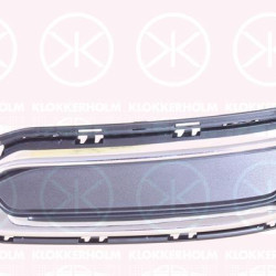 Bumper Cover, trailer hitch, S-LINE, chrome/black, Right Rear, 4K0 807 812 A 3Q7 (AUDI)