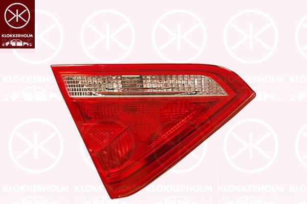 Tail Light Assembly, Left, Inner Section, with bulb holder, AL, 8T0 945 093 (AUDI)