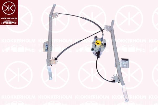 Window Regulator, 4/5-drs, without electric motor, Electric, Left Front, 8T8 837 461 (AUDI), 8T8 837 461B (AUDI), 8T8837461A (AUDI)