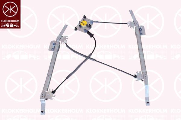 Window Regulator, 4/5-drs, without electric motor, Electric, Left Rear, 8T8 839 461 (AUDI), 8T8 839 461 A (AUDI), 8T8 839 461 B (AUDI), 8T8 839 461 C (AUDI)