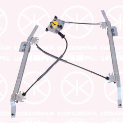 Window Regulator, 4/5-drs, without electric motor, Electric, Left Rear, 8T8 839 461 (AUDI), 8T8 839 461 A (AUDI), 8T8 839 461 B (AUDI), 8T8 839 461 C (AUDI)