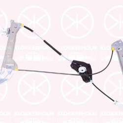 Window Regulator, 2-dr, without electric motor, Electric, Right Front, 8F0 837 462B (AUDI), 8F0 837 462C (AUDI), 8F0 837 462D (AUDI)