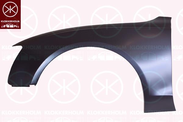 Wing, Aluminium, Left Front, 8T0 821 105 (AUDI), 8T0 821 105 A (AUDI), 8T0 821 105 H (AUDI)