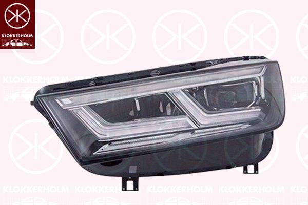 Headlight, Right, LED, Number of light functions: 5, AL, 80A941034 (AUDI), 80A941774 (AUDI), 80A941774G (AUDI)