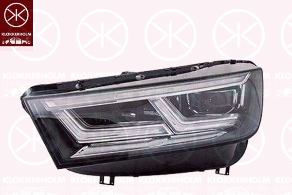 Headlight, Left, Light Design: Matrix, LED, with indicator (LED), Light Function: with dynamic indicator light, AL, 80A941035 (AUDI), 80A941783 (AUDI), 80A941783F (AUDI)