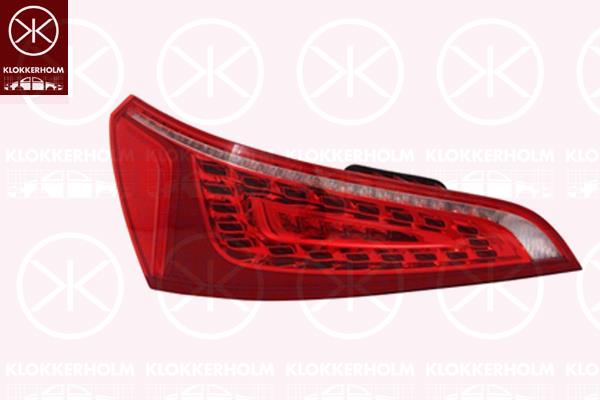 Tail Light Assembly, LED, Left, 8R0 945 093A (AUDI)