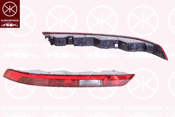 Rear Fog Light, Right, LED, 80A945070 (AUDI)