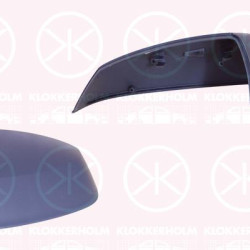 Housing, exterior mirror, Left, w/primer, 4M0857527GRU (AUDI), 80A857527GRU (AUDI)