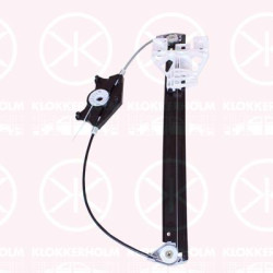 Window Regulator, OE-type, without electric motor, Electric, Left Rear, 8R0 839 461 (AUDI), 8R0 839 461 B (AUDI), 8R0 839 461 D (AUDI), 8R0 839 461 E (AUDI)