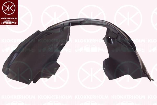 Liner, wheelhouse, Plastic, Left Front, 8R0 821 171D (AUDI), 8R0 821 171H (AUDI)