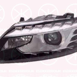 Headlight, Left, Illuminance [lx]: 17.5, Bi-Xenon, with dynamic bending light, without control unit for Xenon, with motor for headlamp levelling, with daytime running light, Valeo, 4L0 941 029AD (AUDI)