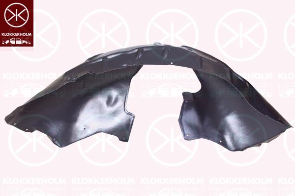 Liner, wheelhouse, Plastic, Right Front, 4L0 809 962B (AUDI)