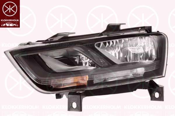 Headlight, Right, Illuminance [lx]: 17.5, H7/H7, with motor for headlamp levelling, ZKW, 8U0 941 004 (AUDI), 8U0 941 004F (AUDI), 8U0 941 004M (AUDI)