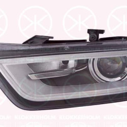 Headlight, Left, Bi-Xenon, with motor for headlamp levelling, without control unit for Xenon, D3S (Gas Discharge Lamp), PWY24W, LED, 8U0941029B (AUDI), 8U0941029H (AUDI), 8U0941043 (AUDI)