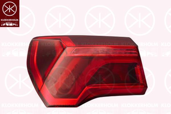 Tail Light Assembly, Left, Outer section, LED, Light Function: with dynamic indicator light, ULO, 83A 945 091 (AUDI), 83A945091 (AUDI)