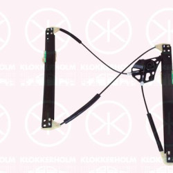 Window Regulator, without electric motor, Electric, Left Front, 8U0837461 (AUDI)