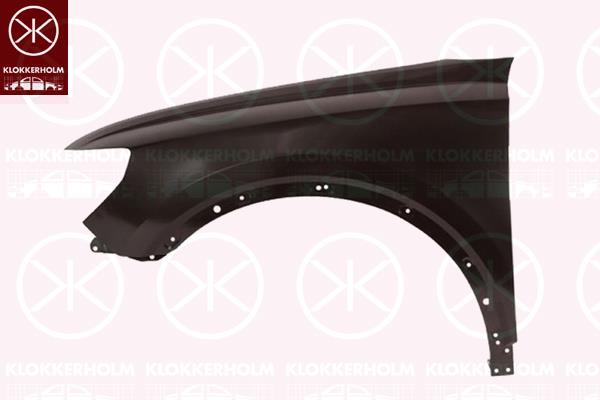 Wing, Steel, Left Front, with holes for extensions, 83A 821 021 (AUDI)