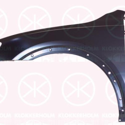 Wing, Steel, Right Front, with holes for extensions, 8U0 821 106 (AUDI)