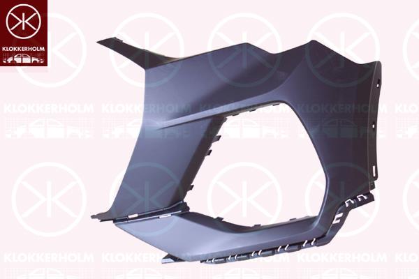 Bumper, w/primer, S-LINE, Left Front, 83A807107FGRU (AUDI)