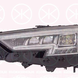 Headlight, Right, LED, for vehicles with adaptive front lighting, with daytime running light (LED), AL, 8W0 941 784 (AUDI), 8W0941784 (AUDI)