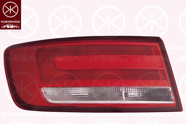 Tail Light Assembly, Left, Outer section, without bulb holder, 8W5945069A (AUDI)