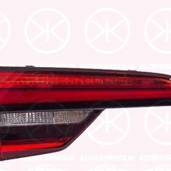 Tail Light Assembly, Left, Inner Section, LED, with bulb holder, AL, 8W9945093 (AUDI)