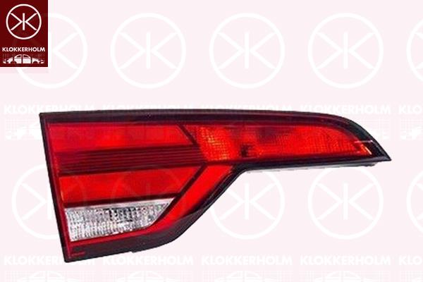 Tail Light Assembly, Left, Inner Section, with bulb holder, AL, 8W9945075 (AUDI)