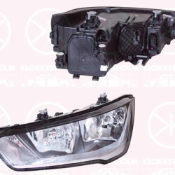 Headlight, Left, H7, H15, ZKW, with motor for headlamp levelling, 8XA 941 003 (AUDI), 8XA941003 (AUDI)