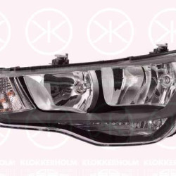 Headlight, Right, Illuminance [lx]: 17.5, H7/H1, with motor for headlamp levelling, ZKW, 8X0 941 004 (AUDI), 8X0941004 (AUDI)