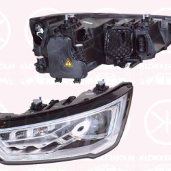 Headlight, Right, Bi-Xenon, ZKW, with motor for headlamp levelling, without control unit for Xenon, D3S (Gas Discharge Lamp), PWY24W, 8XA 941 044 (AUDI), 8XA941044 (AUDI)