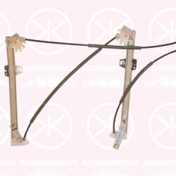 Window Regulator, 2-dr, without electric motor, Electric, Left, 8X3 837 461 (AUDI), 8X3 837 461 A (AUDI), 8X3 837 461A (AUDI)